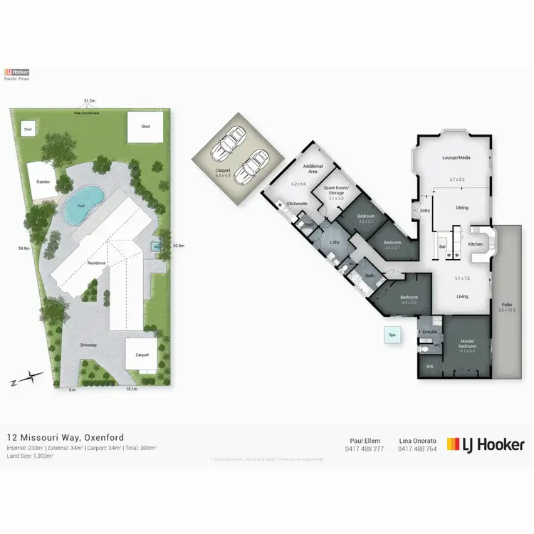 Floorplan of Homely house listing, 12 Missouri Way, Oxenford QLD 4210