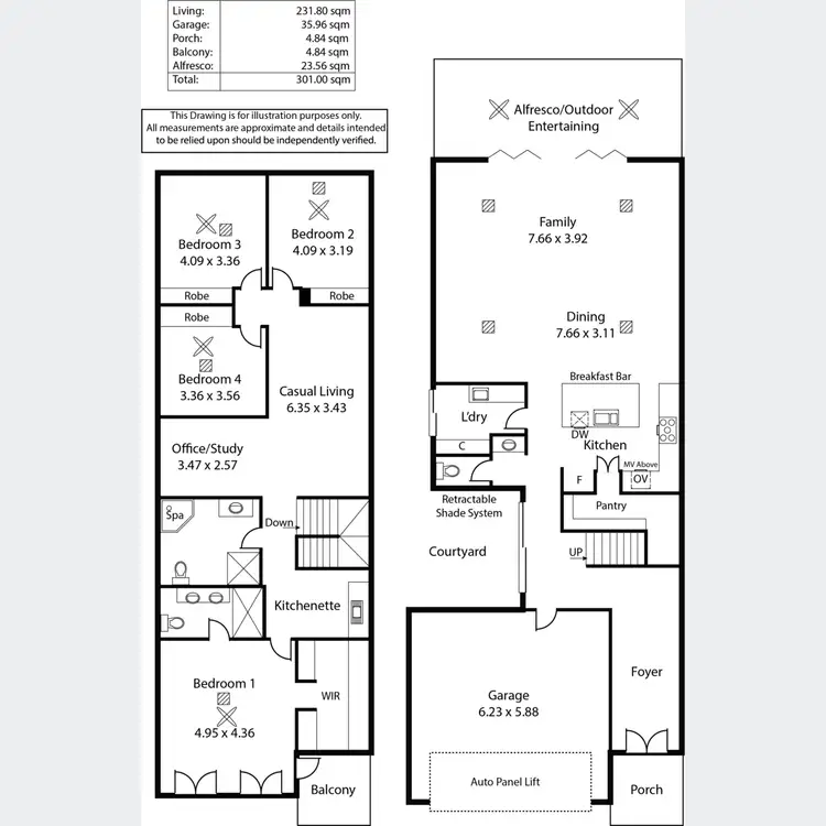 Floorplan of Homely house listing, 10a Mercurio Drive, Flinders Park SA 5025