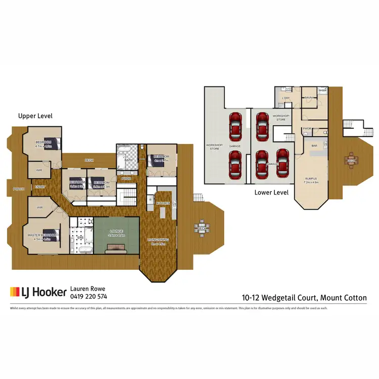 Floorplan of Homely house listing, 10-12 Wedgetail Court, Mount Cotton QLD 4165