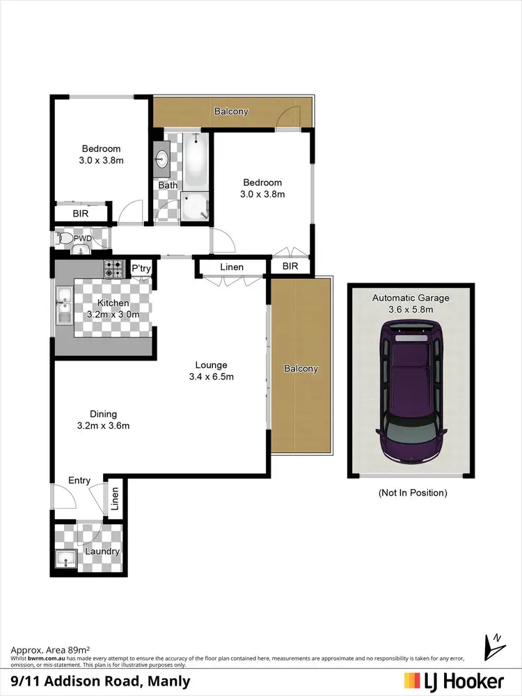 Floorplan of Homely apartment listing, 9/11 Addison Road, Manly NSW 2095