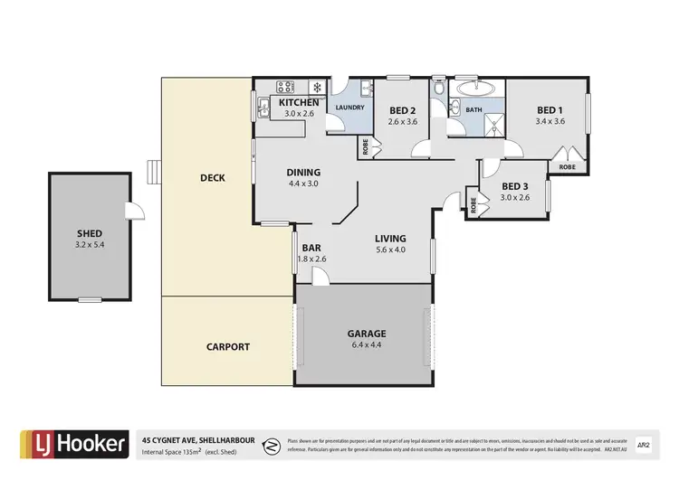 Floorplan of Homely house listing, 45 Cygnet Avenue, Blackbutt NSW 2529