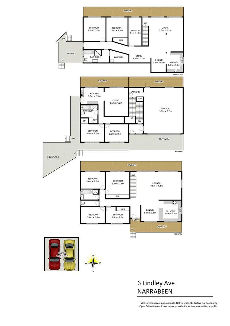 Floorplan of Homely house listing, 6 Lindley Avenue, Narrabeen NSW 2101