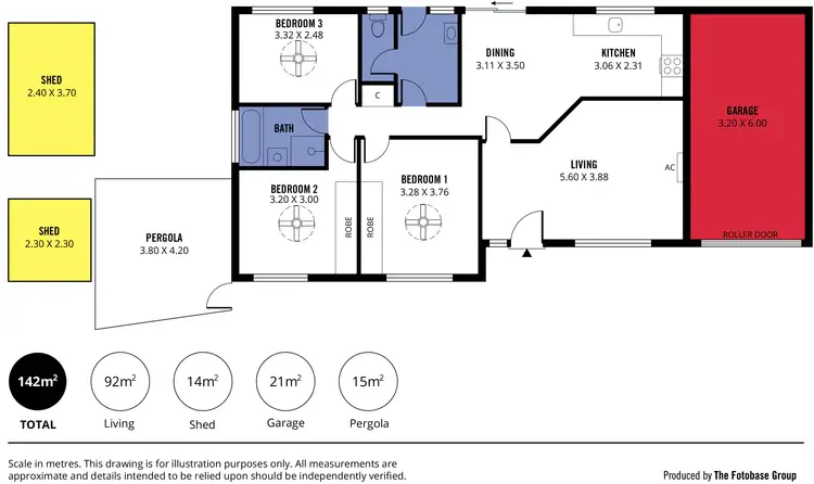 Floorplan of Homely unit listing, U1/2 Blacker Road, Aldinga Beach SA 5173