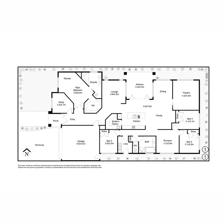 Floorplan of Homely house listing, 17 Marlin Crescent, Point Cook VIC 3030