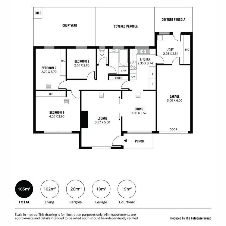 Floorplan of Homely unit listing, 2/17 Young Street, Burnside SA 5066