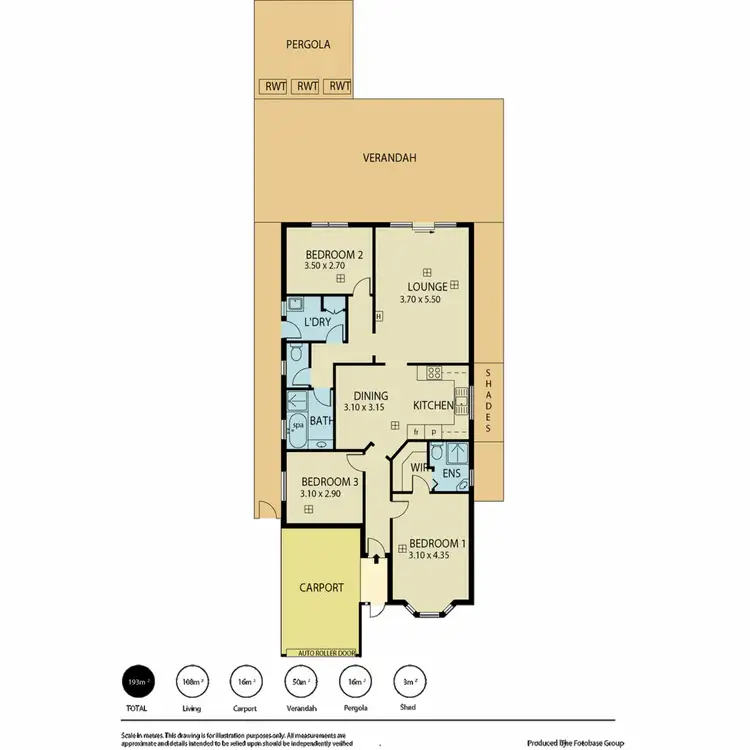 Floorplan of Homely house listing, 4 Samuel Court, Greenwith SA 5125
