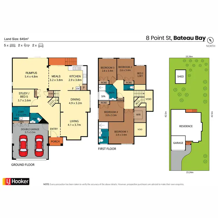 Floorplan of Homely house listing, 8 Point Street, Bateau Bay NSW 2261