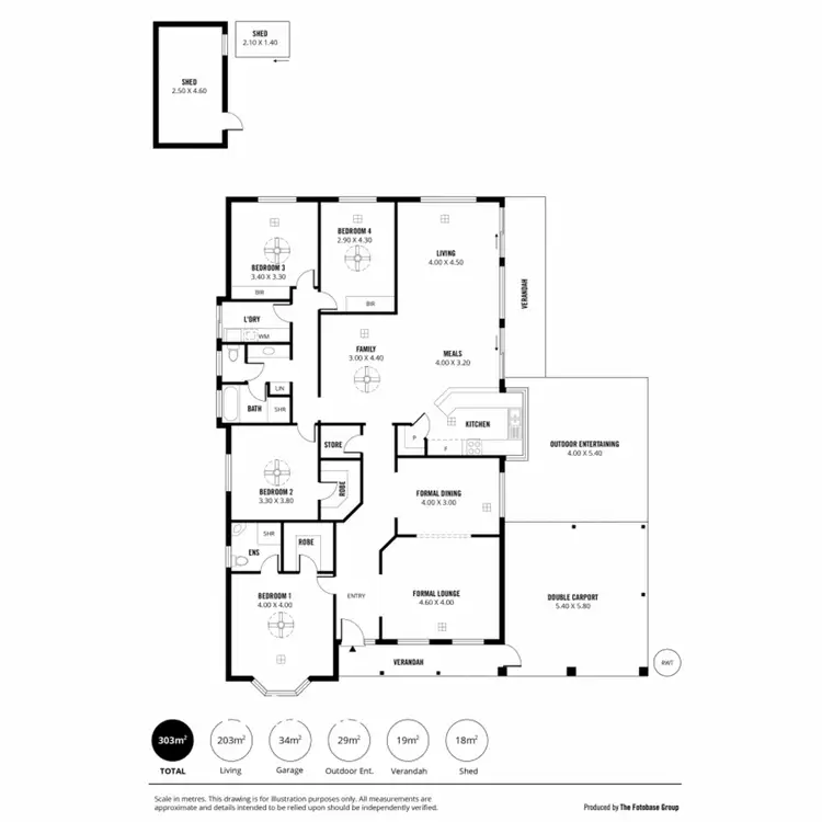 Floorplan of Homely house listing, 67 RM Williams Drive, Walkley Heights SA 5098