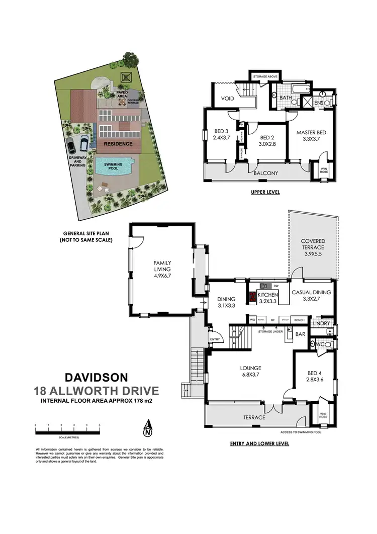 Floorplan of Homely house listing, 18 Allworth Drive, Davidson NSW 2085