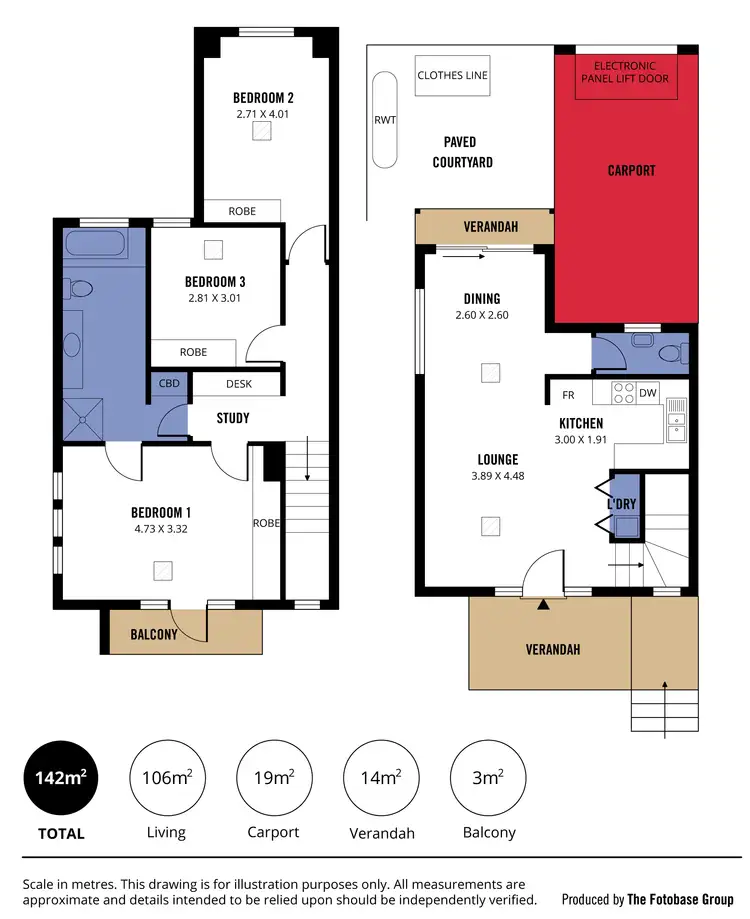 Floorplan of Homely unit listing, Unit 4/1 Short Street, Christies Beach SA 5165