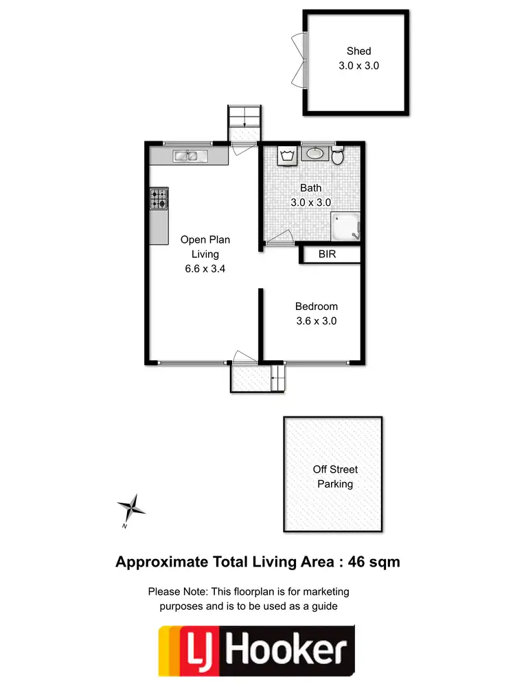 Floorplan of Homely house listing, Unit 5/6 Katoomba Crescent, Montrose TAS 7010