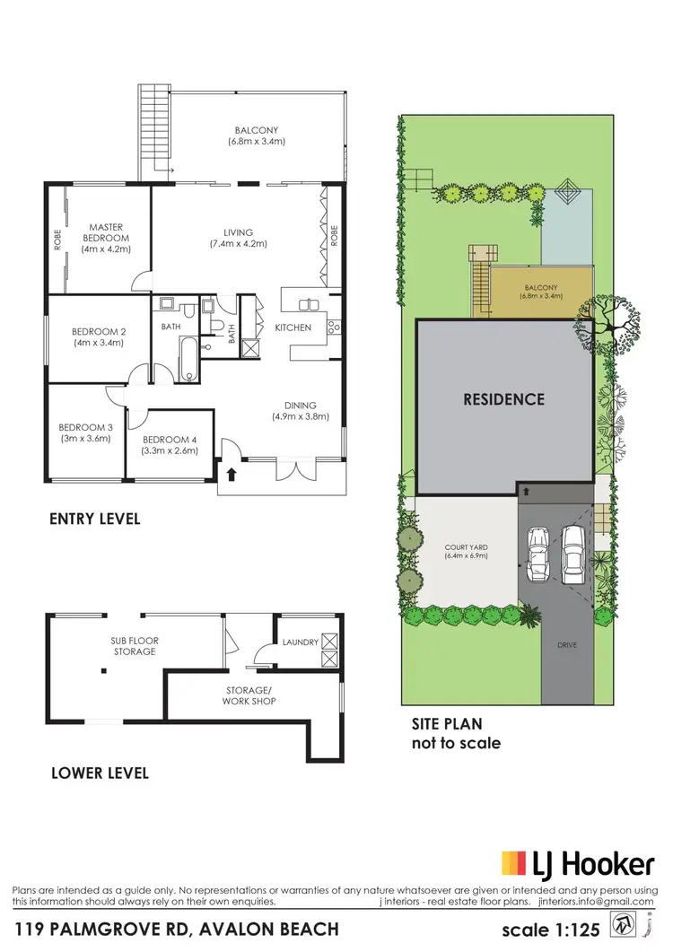 Floorplan of Homely house listing, 119 Palmgrove Road, Avalon Beach NSW 2107
