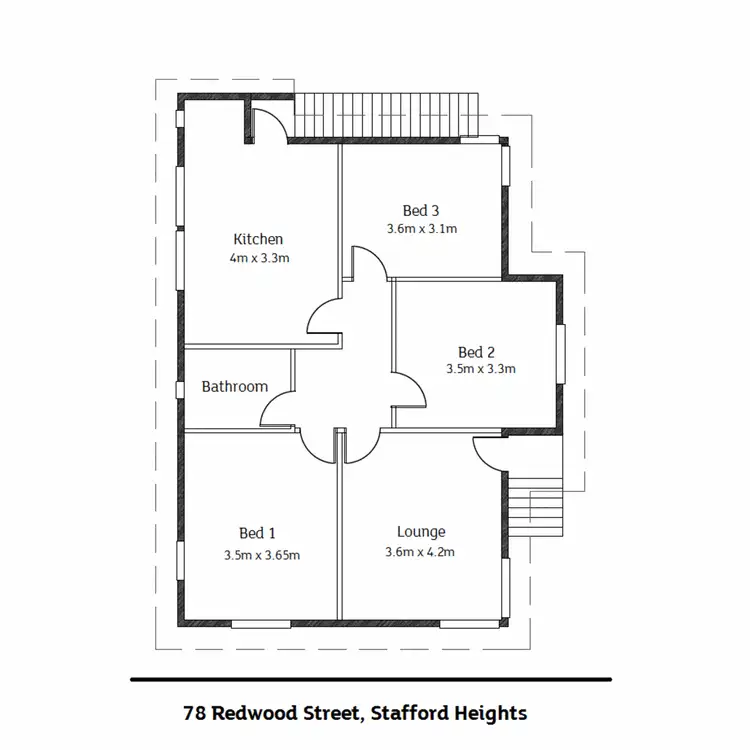 Floorplan of Homely house listing, 78 Redwood Street, Stafford Heights QLD 4053
