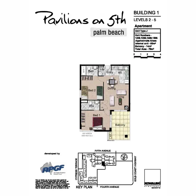 Floorplan of Homely apartment listing, 1209/10 Fifth Avenue, Palm Beach QLD 4221