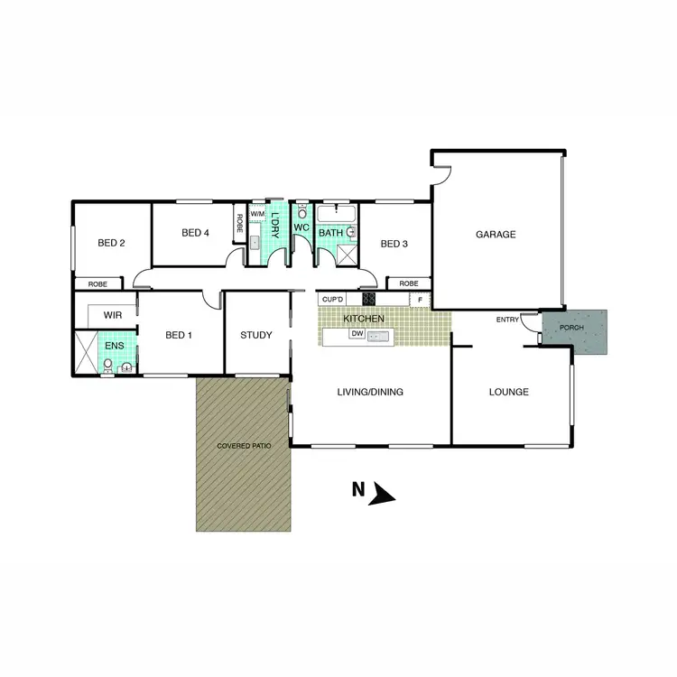 Floorplan of Homely house listing, 9 Umbagai Street, Bonner ACT 2914