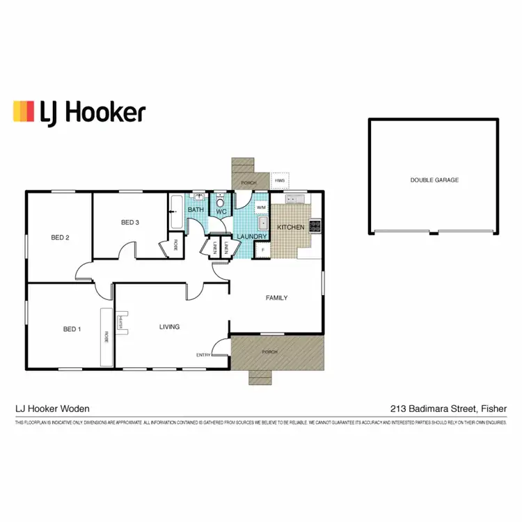 Floorplan of Homely house listing, 213 Badimara Street, Fisher ACT 2611