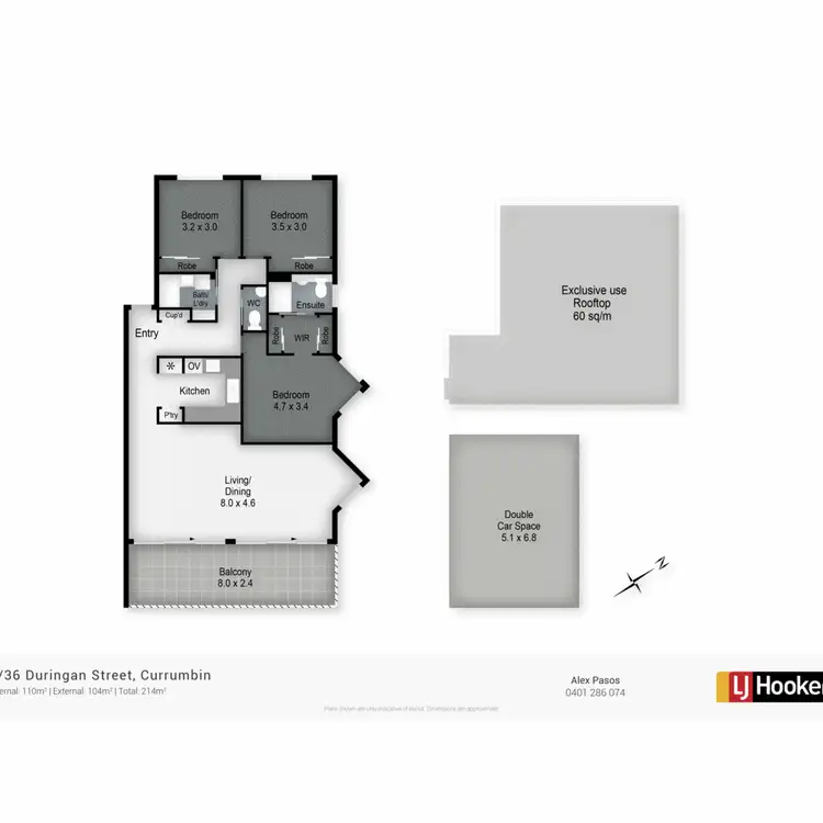 Floorplan of Homely unit listing, 5/36 Duringan Street, Currumbin QLD 4223