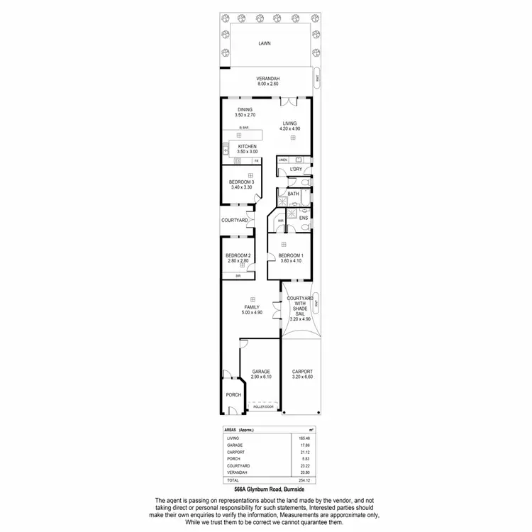 Floorplan of Homely house listing, 566A Glynburn Road, Burnside SA 5066