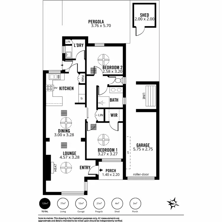 Floorplan of Homely unit listing, 6/7 Kent Street, Glenelg SA 5045