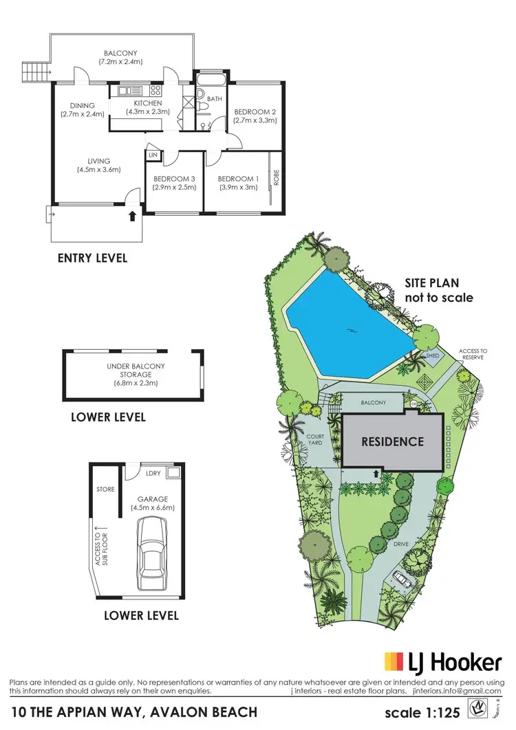 Floorplan of Homely house listing, 10 The Appian Way, Avalon Beach NSW 2107
