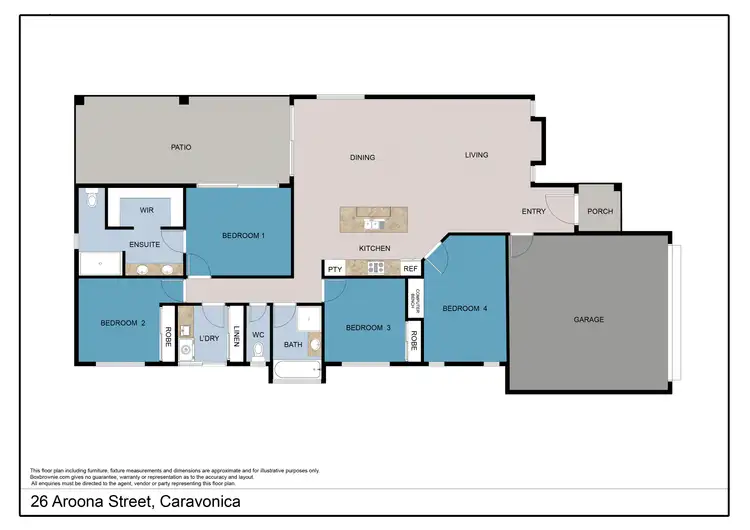 Floorplan of Homely house listing, 26 Aroona Street, Caravonica QLD 4878