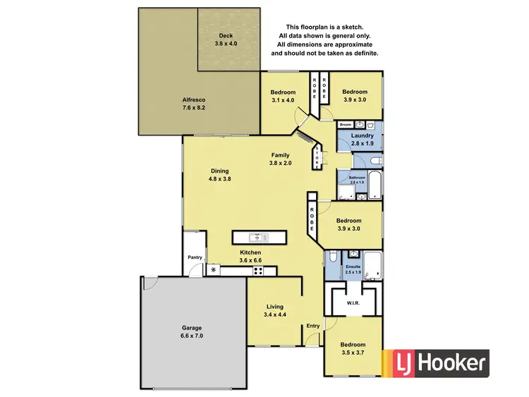 Floorplan of Homely house listing, 9 Dalmont Bay Court, Inverloch VIC 3996