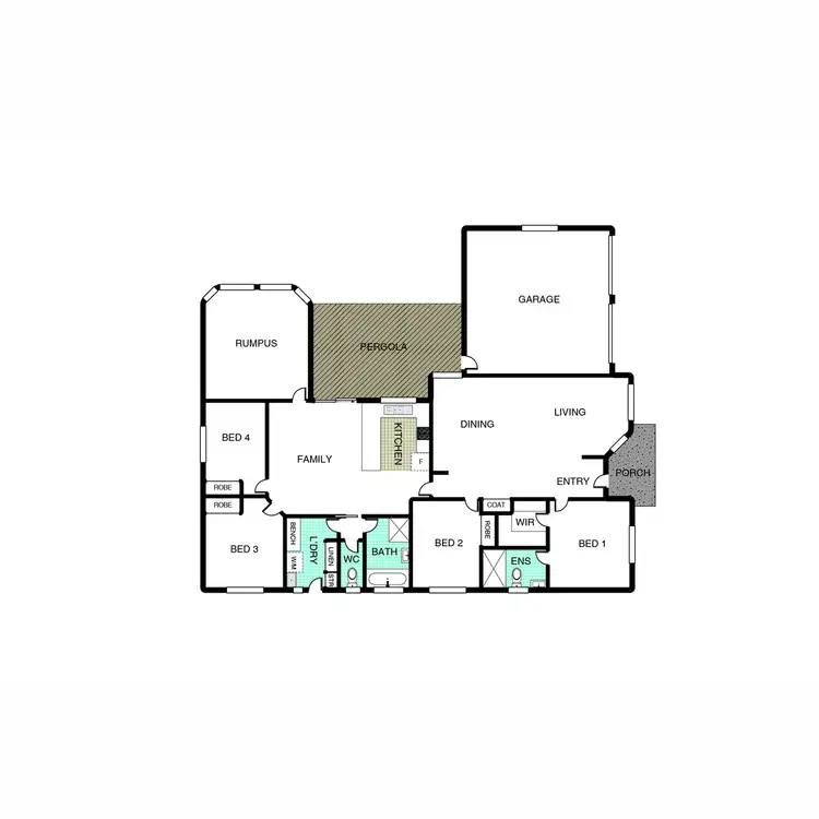Floorplan of Homely house listing, 13 Goodhart Crescent, Dunlop ACT 2615