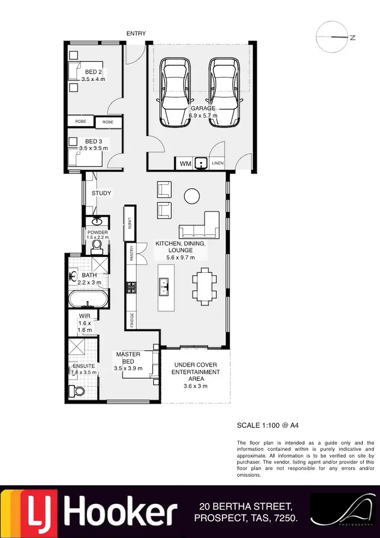 Floorplan of Homely house listing, 20 Bertha Street, Prospect TAS 7250
