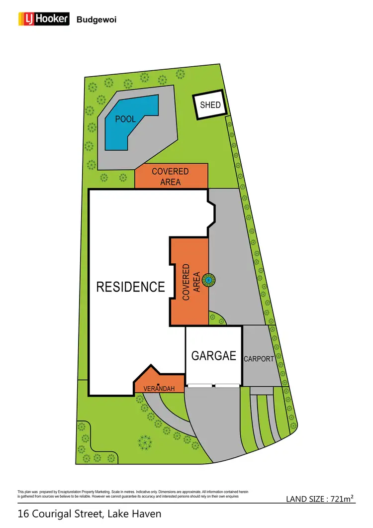 Floorplan of Homely house listing, 16 Courigal Street, Lake Haven NSW 2263