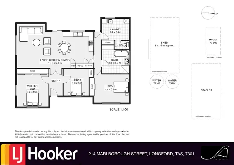Floorplan of Homely house listing, 214 Marlborough Street, Longford TAS 7301