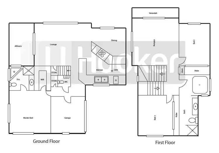 Floorplan of Homely townhouse listing, 2/8 Diamantina Circuit, Harrington NSW 2427