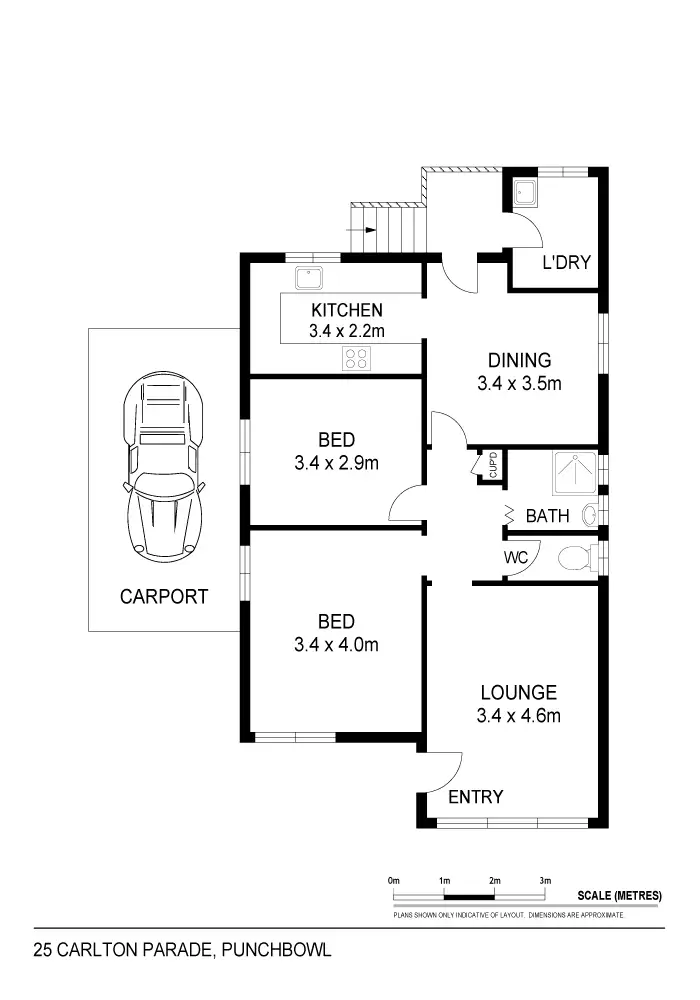 Floorplan of Homely house listing, 25 Carlton Parade, Punchbowl NSW 2196