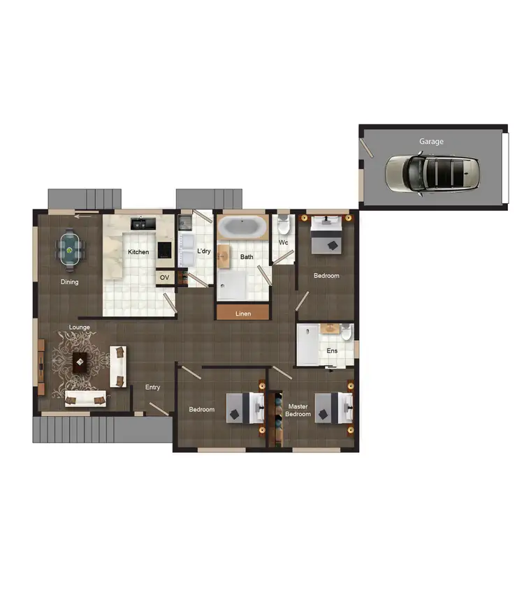 Floorplan of Homely townhouse listing, 1/29 Ash Street, Queanbeyan NSW 2620