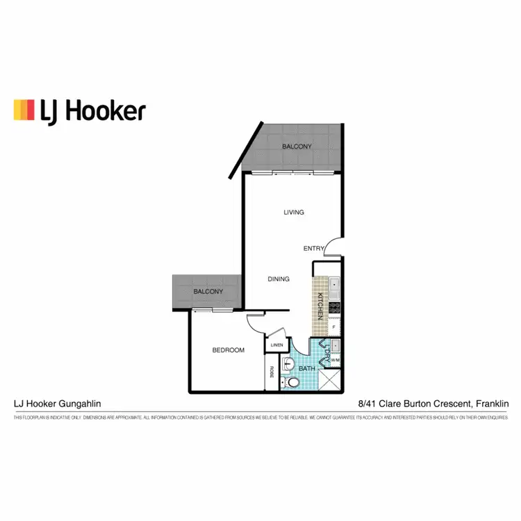 Floorplan of Homely apartment listing, 8/41 Clare Burton Crescent, Franklin ACT 2913