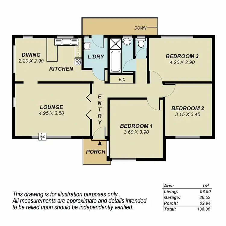 Floorplan of Homely house listing, 10 Palana Avenue, Ingle Farm SA 5098
