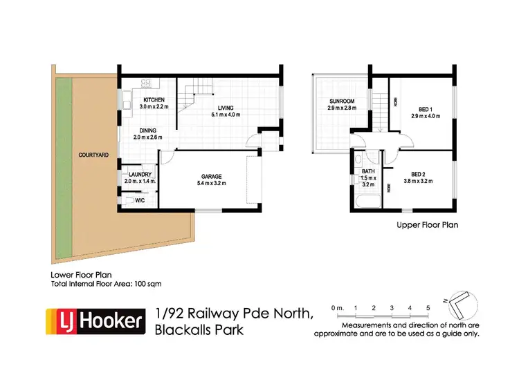 Floorplan of Homely townhouse listing, 1/92 Railway Parade, Blackalls Park NSW 2283