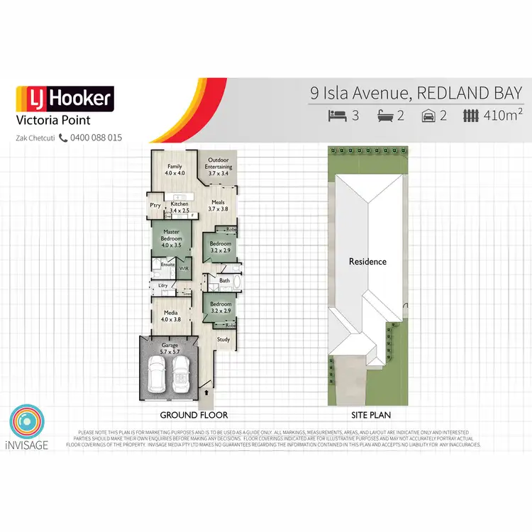 Floorplan of Homely house listing, 9 Isla Avenue, Redland Bay QLD 4165