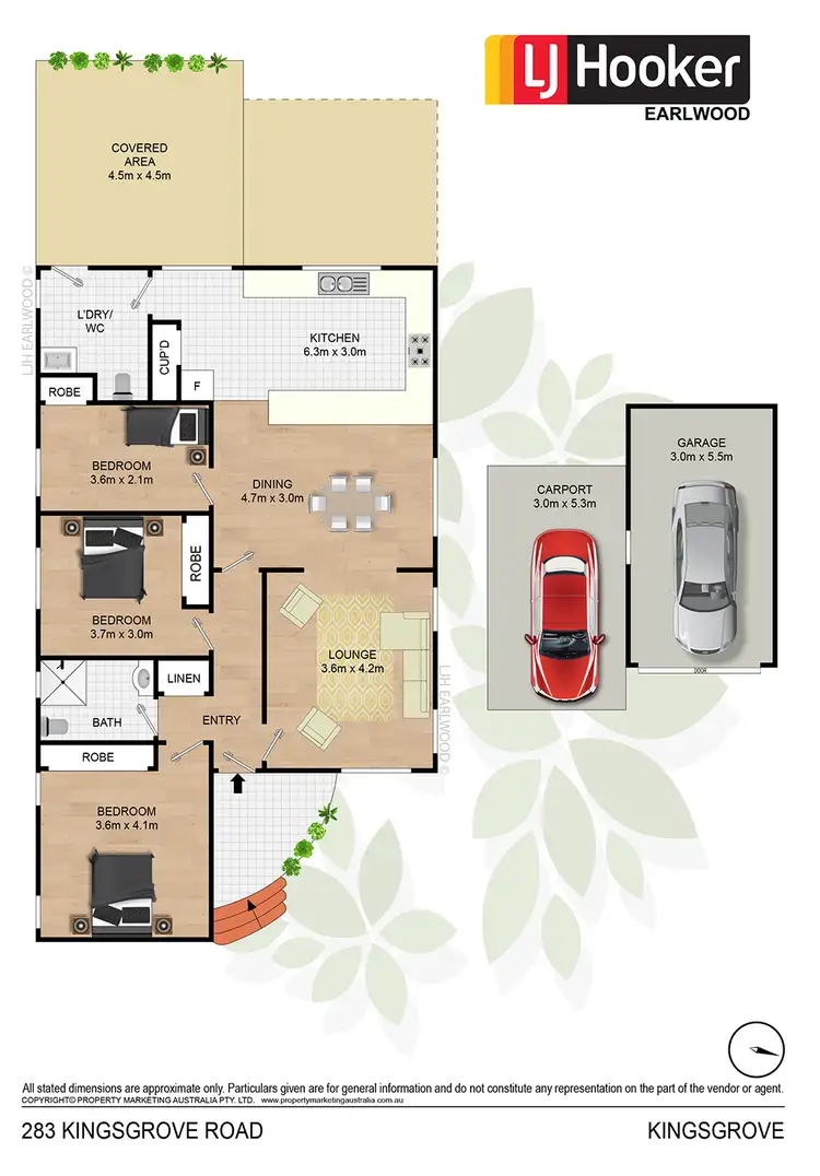 Floorplan of Homely house listing, 283 Kingsgrove Road, Kingsgrove NSW 2208