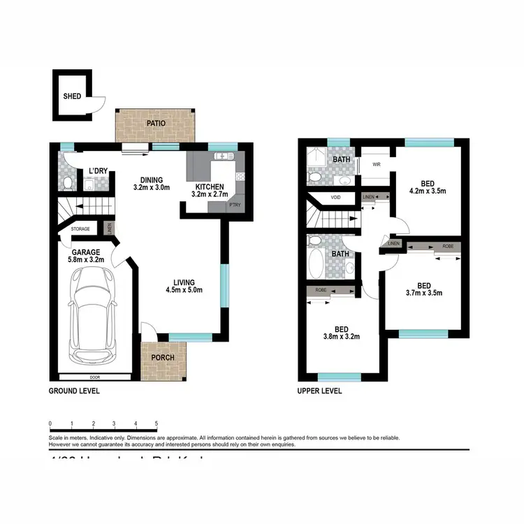Floorplan of Homely townhouse listing, 4/60-62 Homebush Road, Kedron QLD 4031