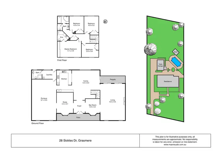 Floorplan of Homely house listing, 28 Sickles Drive, Grasmere NSW 2570
