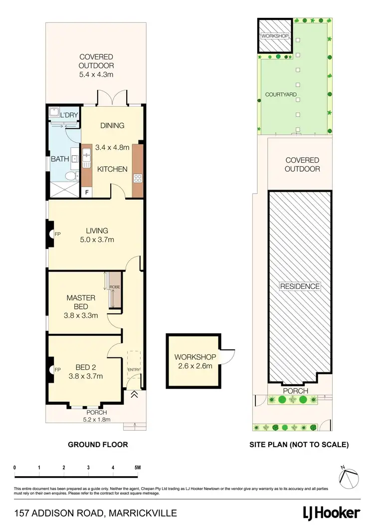 Floorplan of Homely house listing, 157 Addison Road, Marrickville NSW 2204