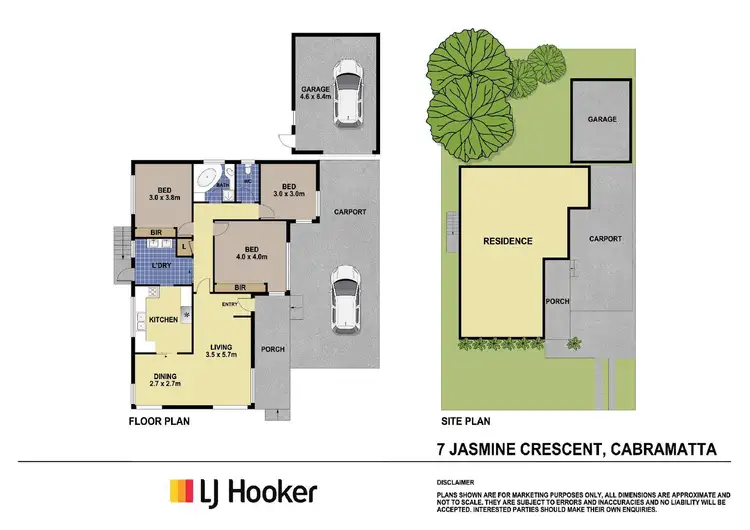 Floorplan of Homely house listing, 7 Jasmine Crescent, Cabramatta NSW 2166