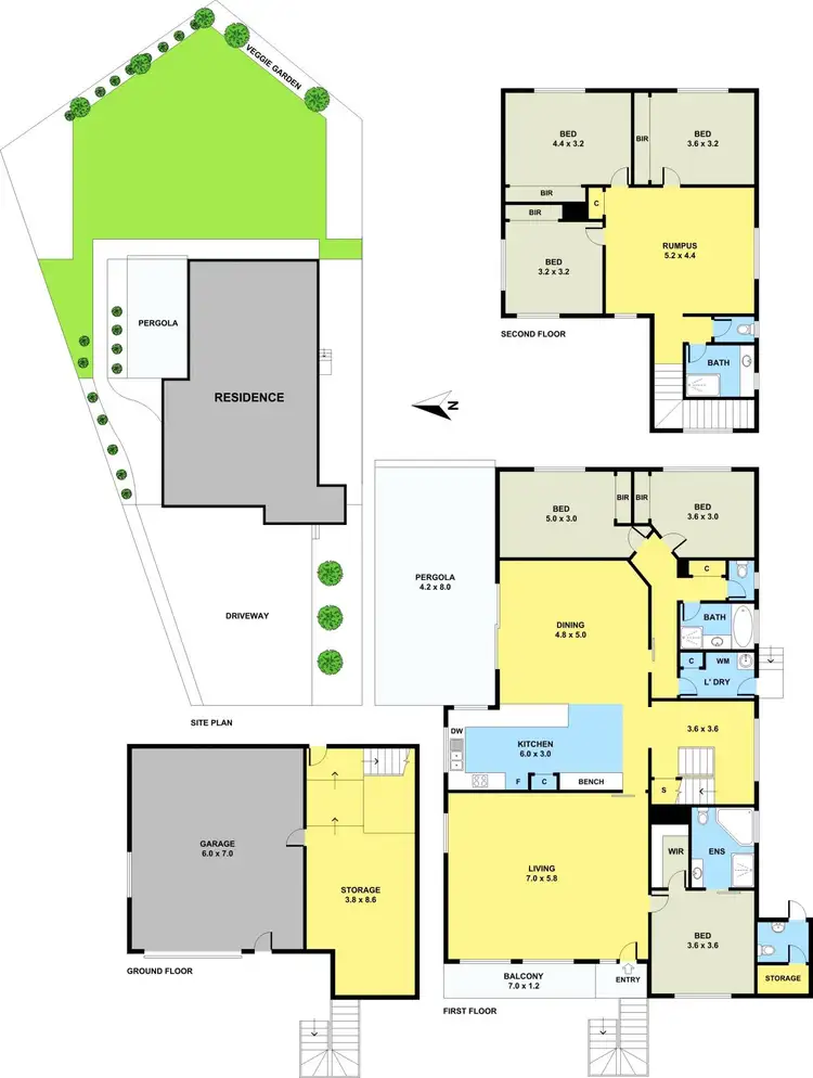 Floorplan of Homely house listing, 11 Evonne Court, Endeavour Hills VIC 3802