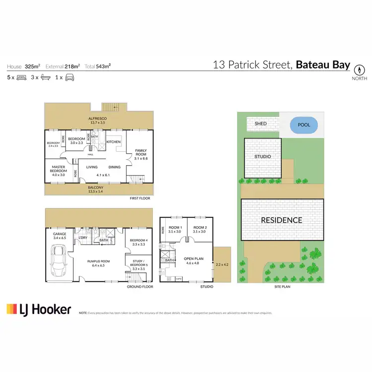 Floorplan of Homely house listing, 13 Patrick Street, Bateau Bay NSW 2261