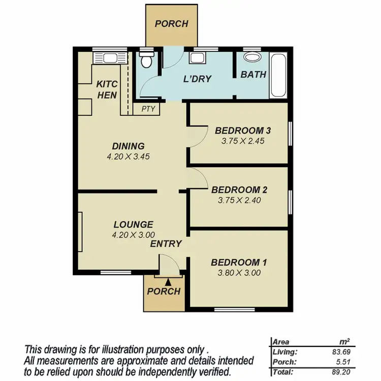 Floorplan of Homely house listing, 17 Conyngham Street, Elizabeth East SA 5112