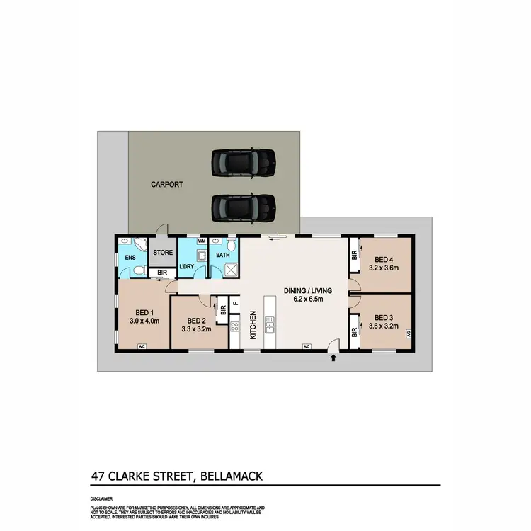 Floorplan of Homely house listing, 47 Clarke Street, Bellamack NT 832