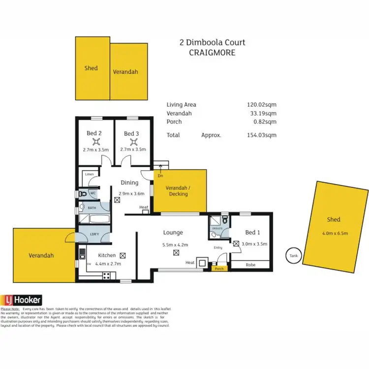 Floorplan of Homely house listing, 2 Dimboola Court, Craigmore SA 5114