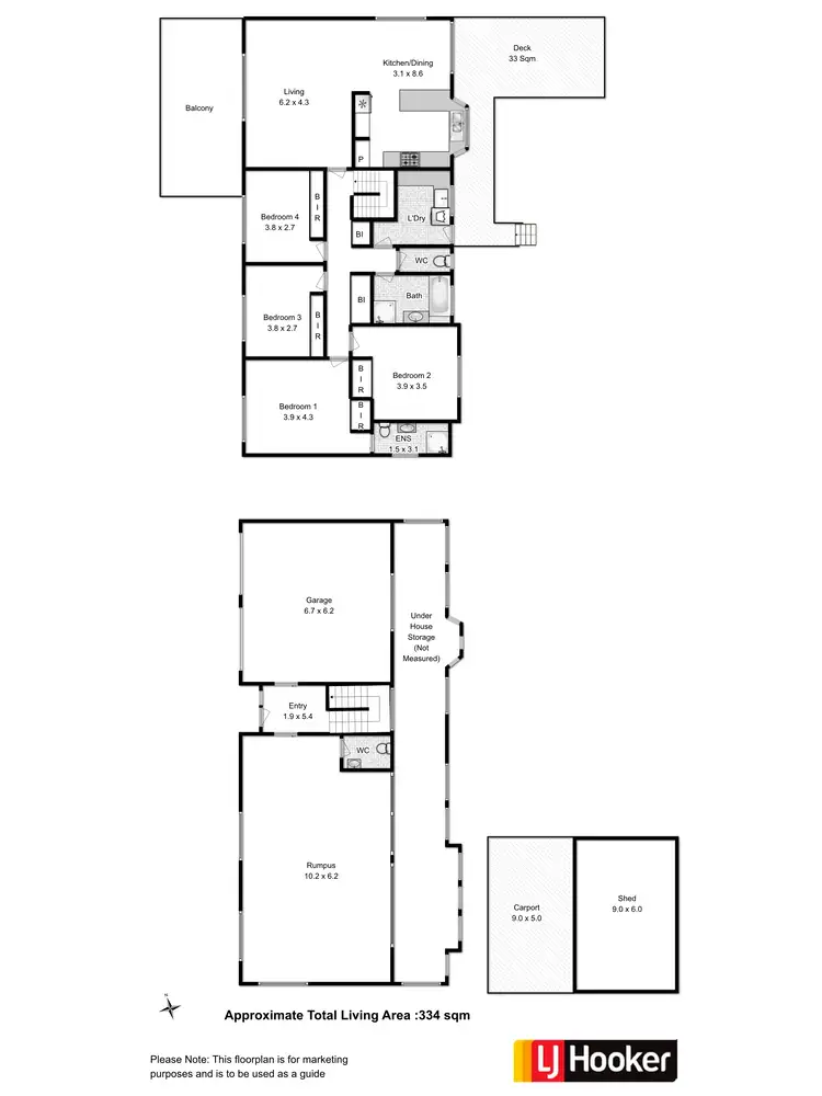 Floorplan of Homely house listing, 1 Elizabeth Street, Lewisham TAS 7173