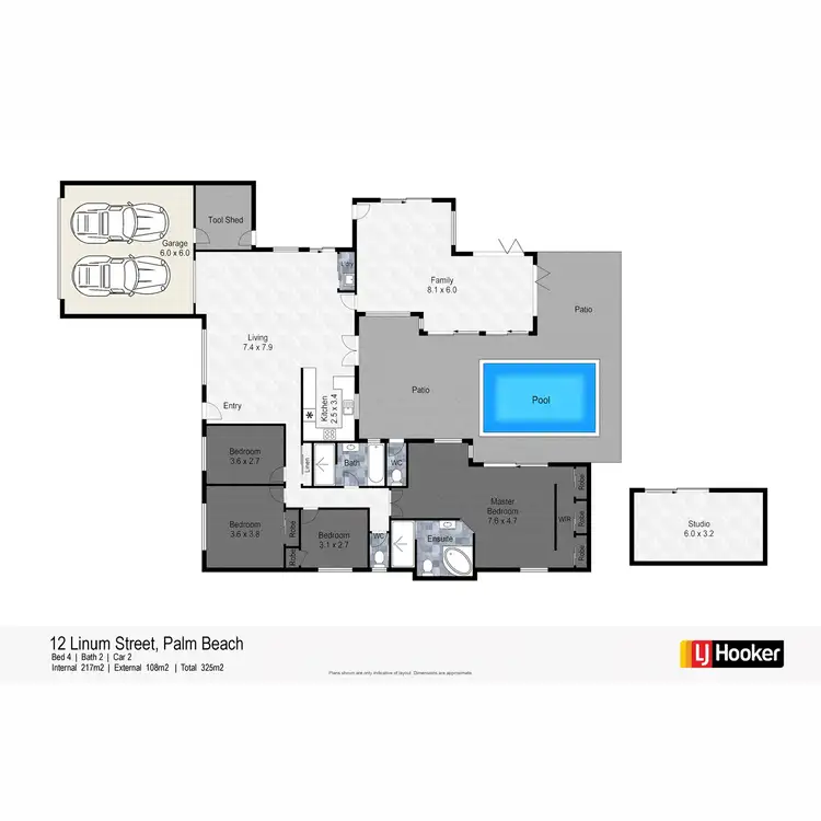 Floorplan of Homely house listing, 12 Linum Street, Palm Beach QLD 4221