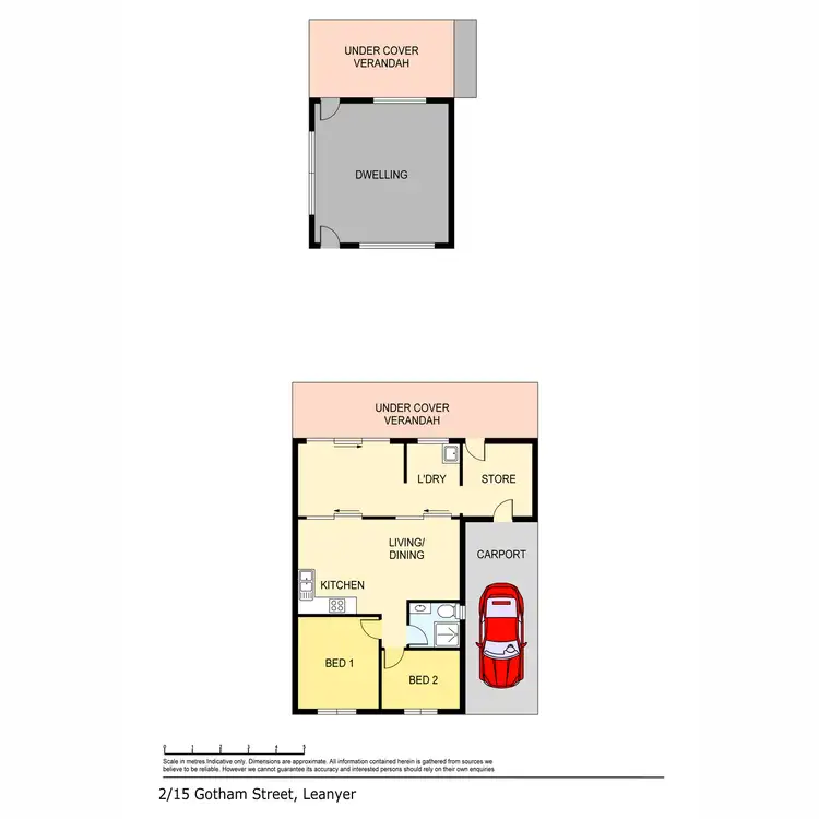 Floorplan of Homely unit listing, 2/15 Gotham Street, Leanyer NT 812
